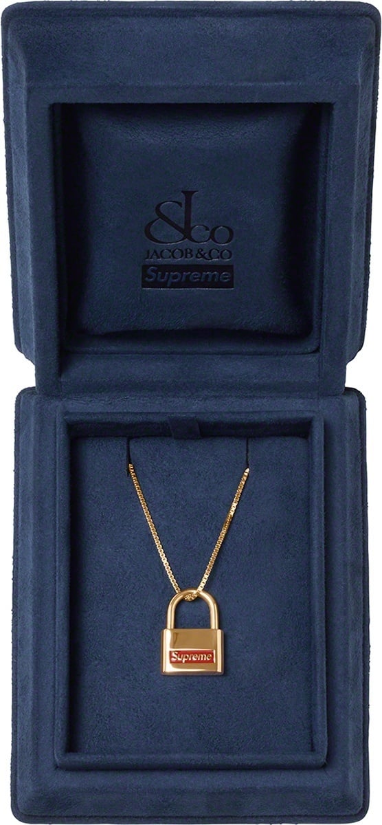 Supreme®/Jacob & Co. 14K Gold Lock Pendant